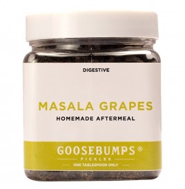 Goosebumps Masala Grapes (Digestive) Homemade Aftermeal  Glass Jar  250 grams